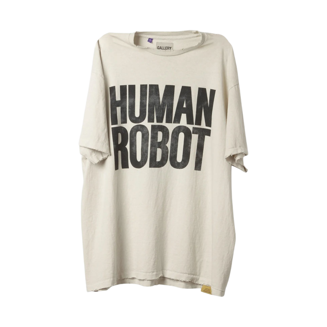 갤러리 디파트먼트 휴먼 로봇 티셔츠 아카이벌 화이트(Gallery Dept. Human Robot T-Shirt Archival White) - 1