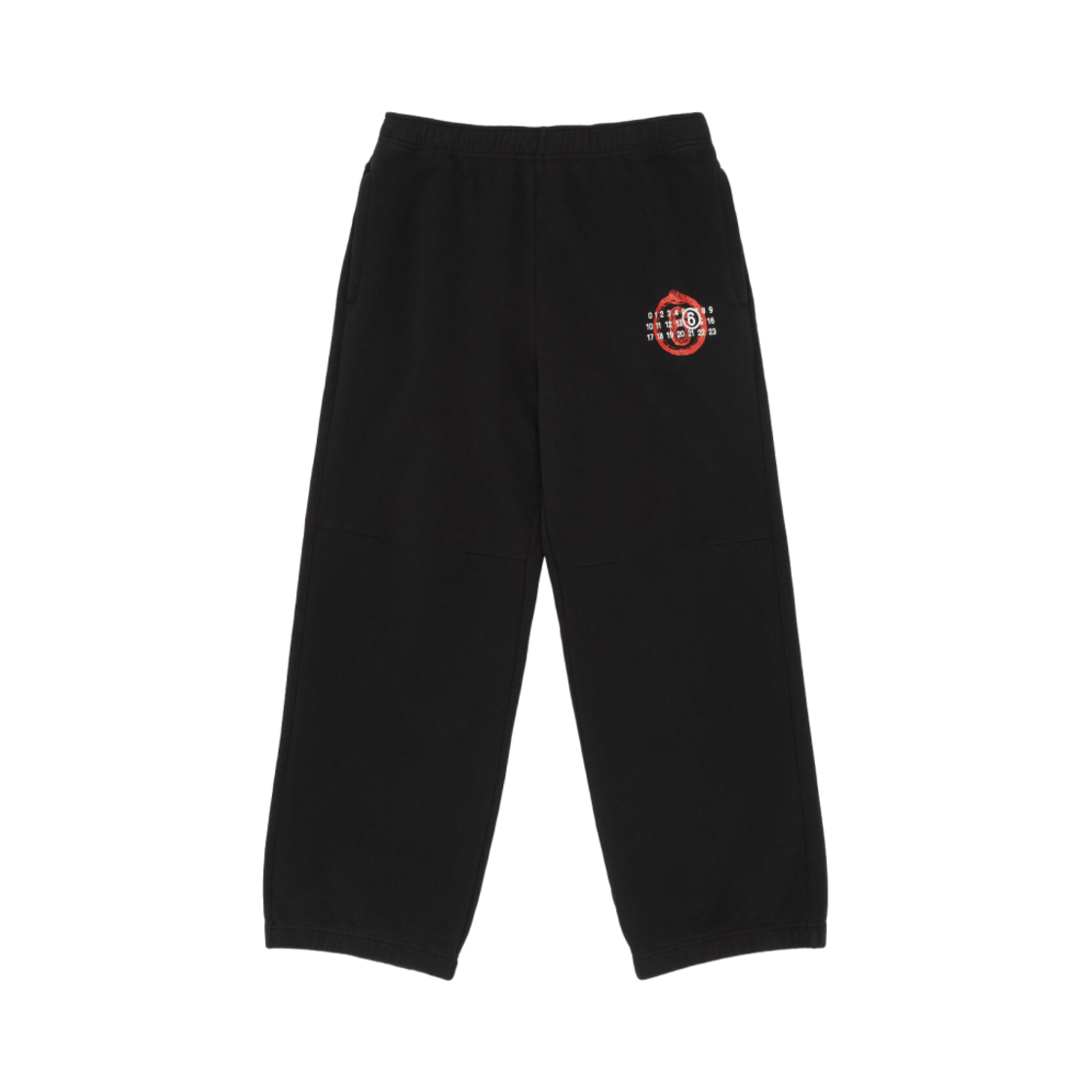 S62KB0227M25014900 (W) MM6 Maison Margiela Year of The Snake Sweatpants Black