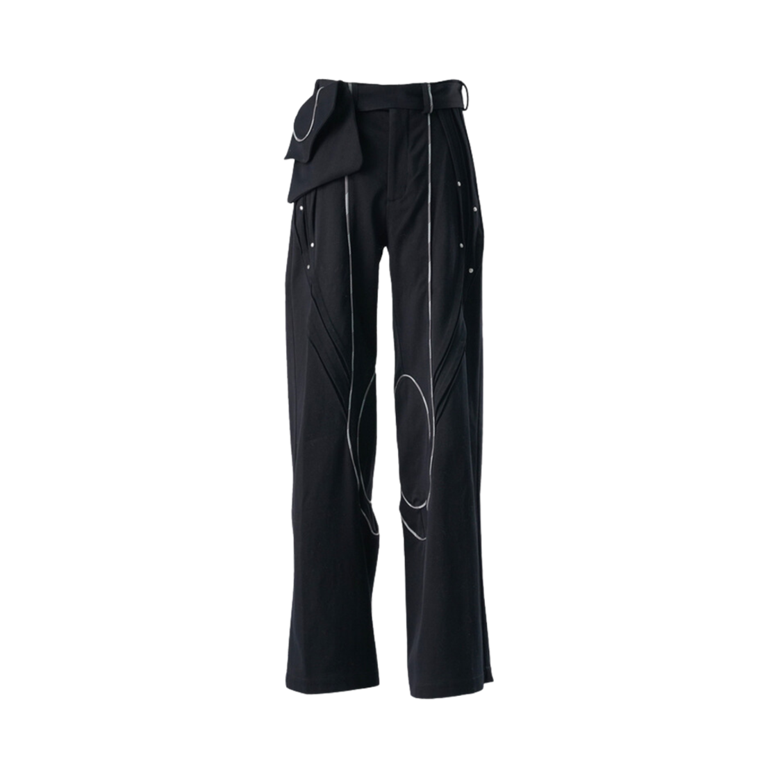 키코 코스타디노브 첼리스 트라우저 W 백 레이븐 블랙(Kiko Kostadinov Chalice Trouser W Bag Raven Black)