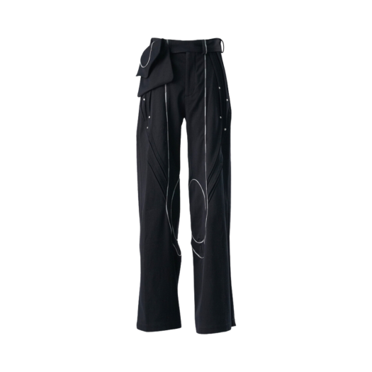 - Kiko Kostadinov Chalice Trouser W Bag Raven Black