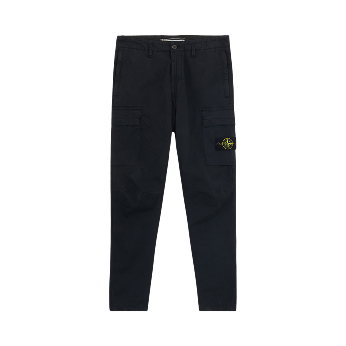 811530410-V0020 Stone Island 30410 Supima Cotton Twill Stretch TC Regular Tapered Fit Cargo Pants Navy Blue - 24FW
