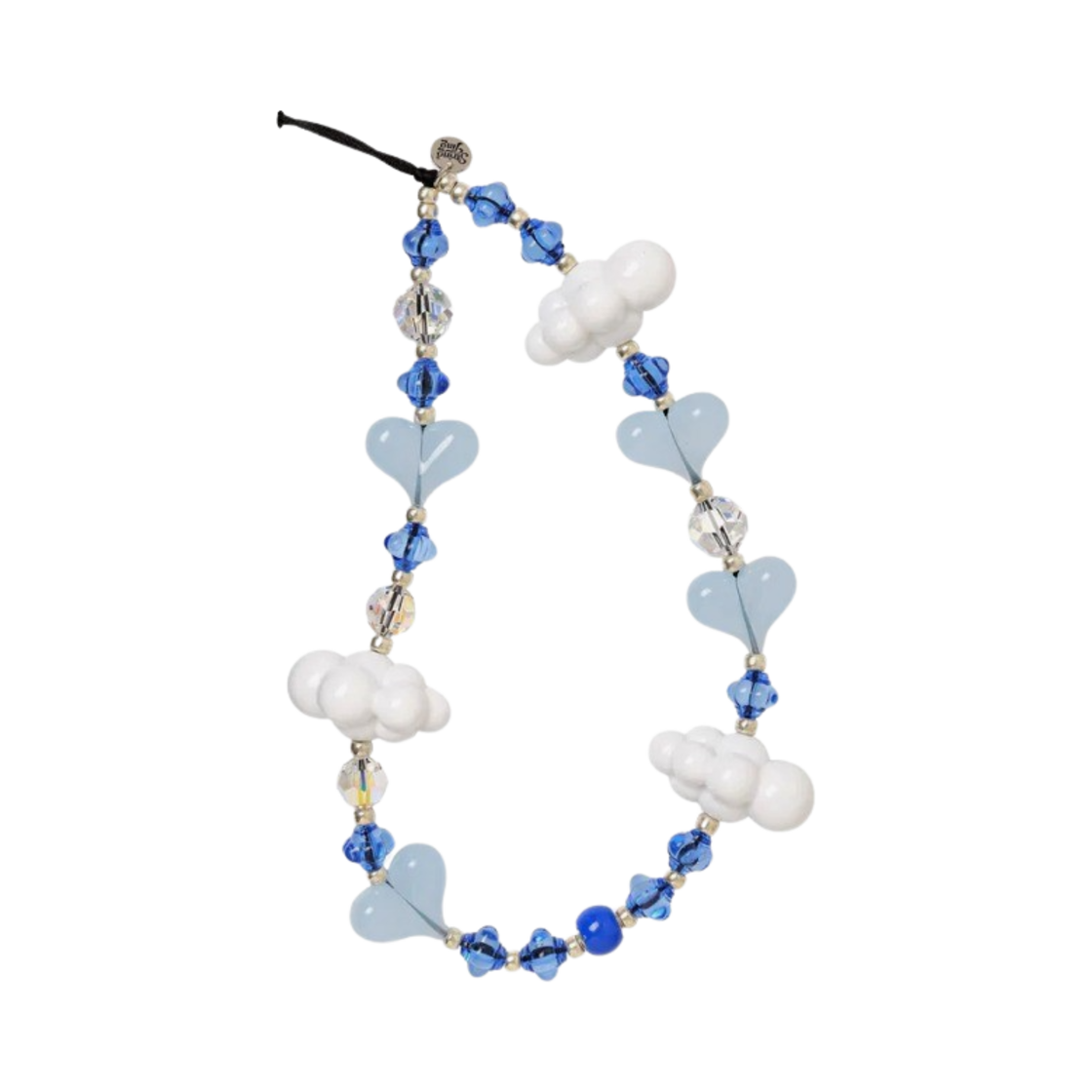 스트링 팅 카와이 인 더 스카이 베이비 블루 리스틀릿 폰 스트랩(String Ting Kawaii in the Sky Baby Blue Wristlet Phone Strap)