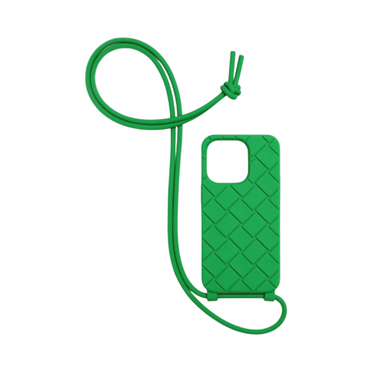 Bottega Veneta iPhone 14 Pro Case On Strap Parakeet