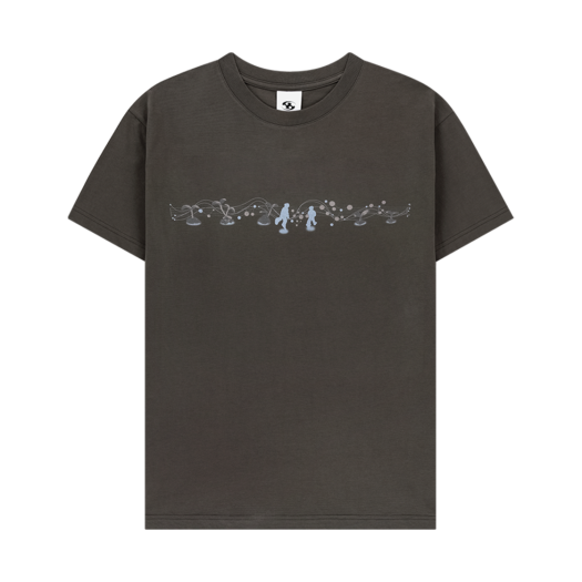 산산기어 x 롤 바론 핏 티셔츠 웜 그레이 | Sansan Gear | KREAM