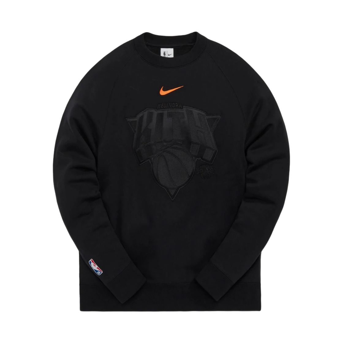 나이키 x 키스 뉴욕 닉스 플리스 크루넥 블랙(Nike x Kith New York Knicks Fleece Crewneck Black)