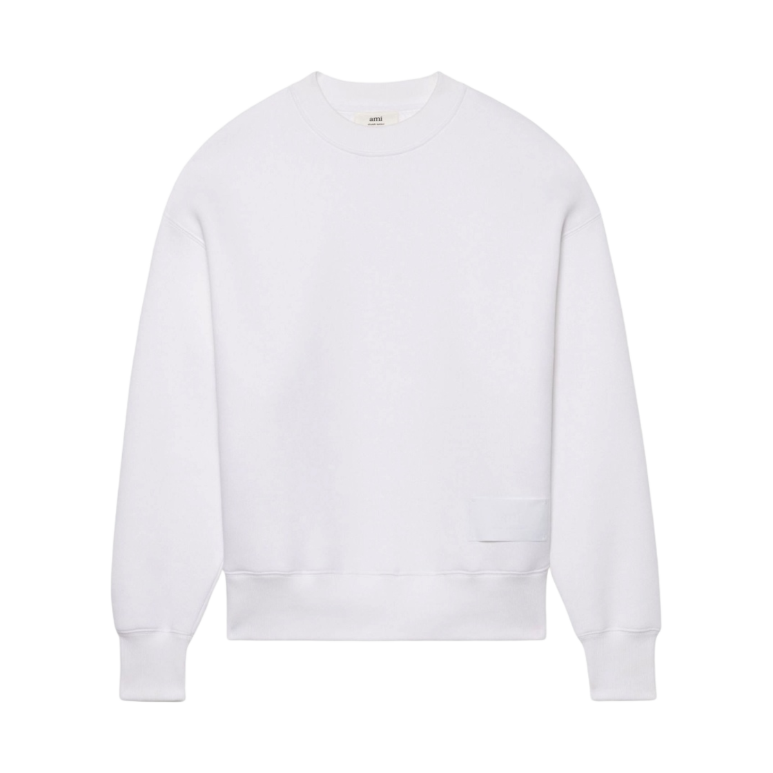 아미 알렉산드레 마티우시 스웨트셔츠 화이트(AMI Alexandre Mattiussi Sweatshirt White) - 1