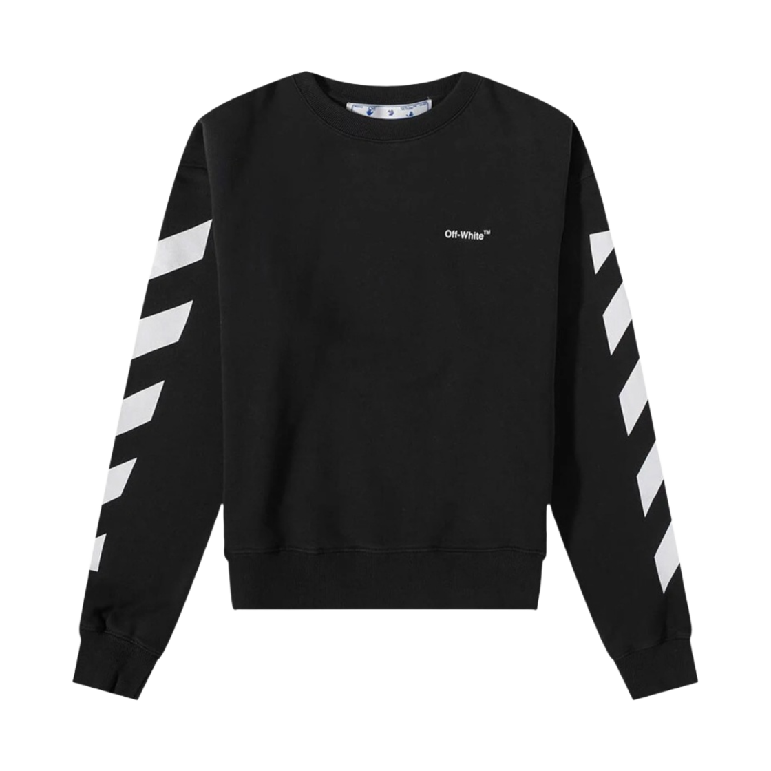 오프화이트 다이애그널 헬베티카 오버사이즈 스웨트셔츠 블랙(Off-White Diagonal Helvetica Oversized Sweatshirt Black)