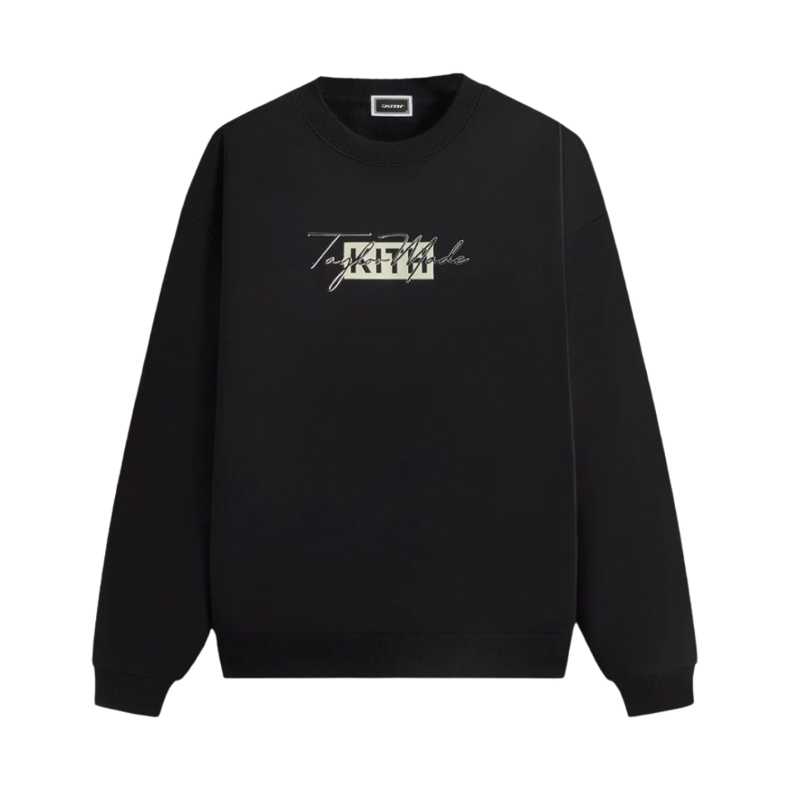 KHM032301-001 Kith x Taylormade Script Nelson Crewneck Black - 대표 이미지 #1