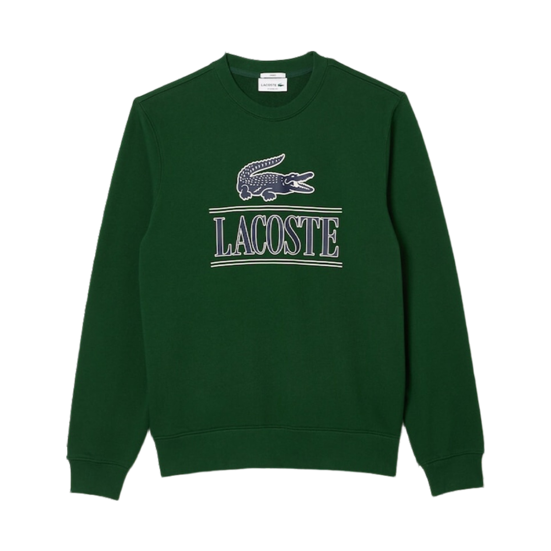 라코스테 빅 로고 포인트 스웨트셔츠 스웨트셔츠 그린(Lacoste Big Logo Point Sweatshirt Sweatshirt Green) - 1