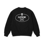 Supreme Crest Crewneck Black - 24FW