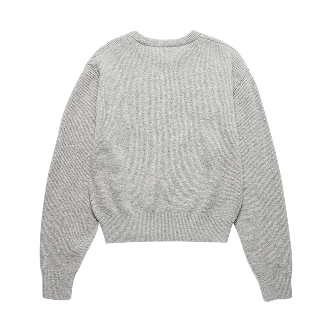 던스트 버튼드 크루넥 스웨터 멜란지 그레이(Dunst Buttoned Crewneck Sweater Melange Grey) - 2