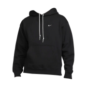 Nike Solo Swoosh Fleece Pullover Hoodie Black - US/EU