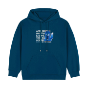 Maison Kitsune x Ader Error Meditation Fox Hoodie Turquoise