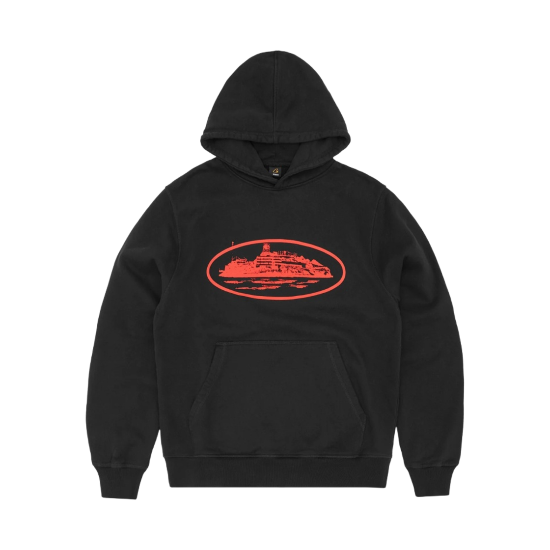 코르테이즈 알카트라즈 후드 V2 블랙 레드