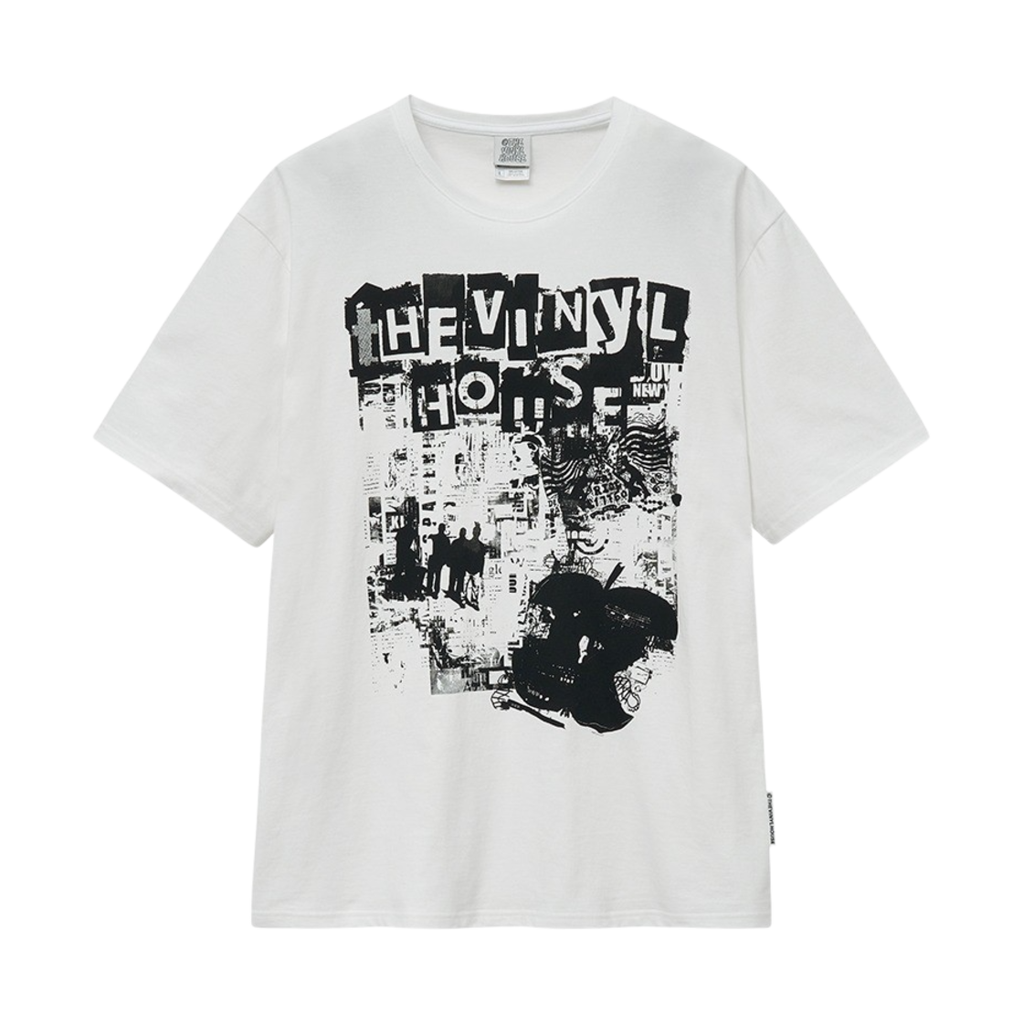 [KREAM 단독] 더바이닐하우스 뉴스페이퍼 티셔츠 화이트([KREAM 단독] Thevinylhouse Newspaper T-Shirt White)