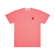 Play Comme des Garcons Red Heart T-Shirt Pink