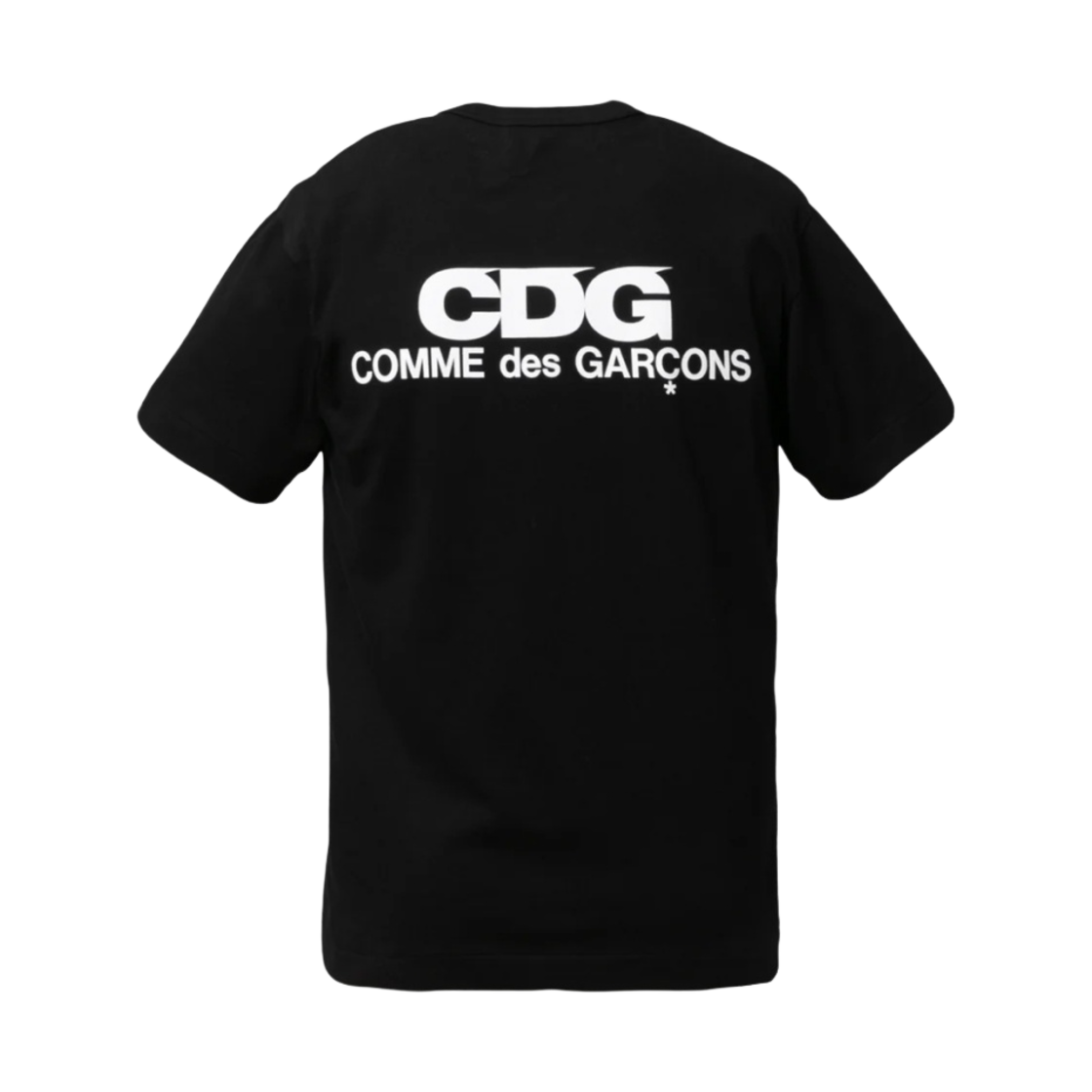 CDG 백프린트 로고 티셔츠 블랙(CDG Backprint Logo T-Shirt Black)