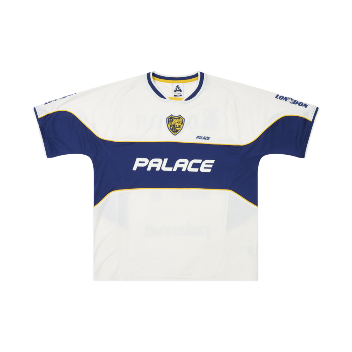 팔라스 팔라맷 저지 화이트 네이비 - 24FW | Palace | KREAM