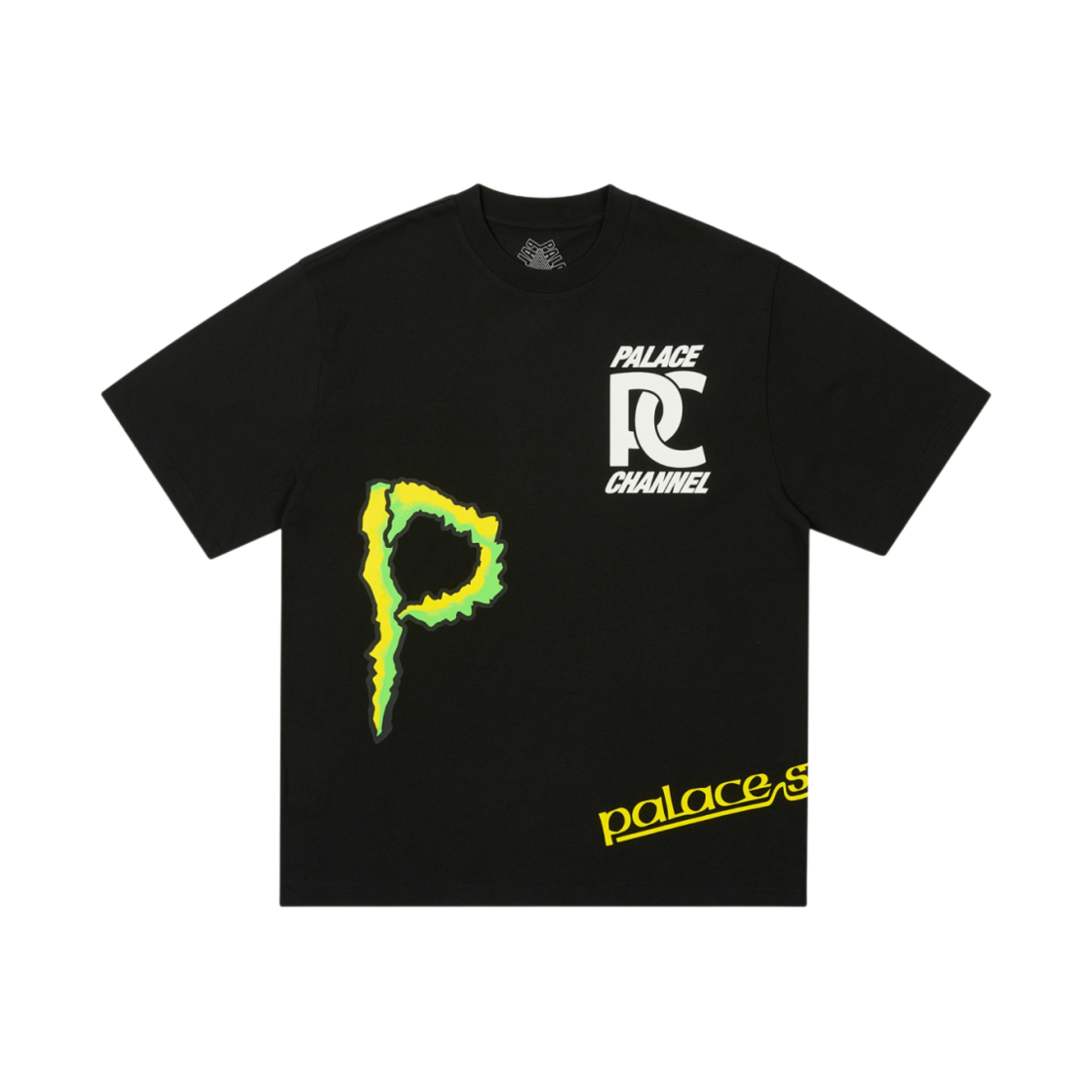 - Palace Sponsor T-Shirt Black - 24FW