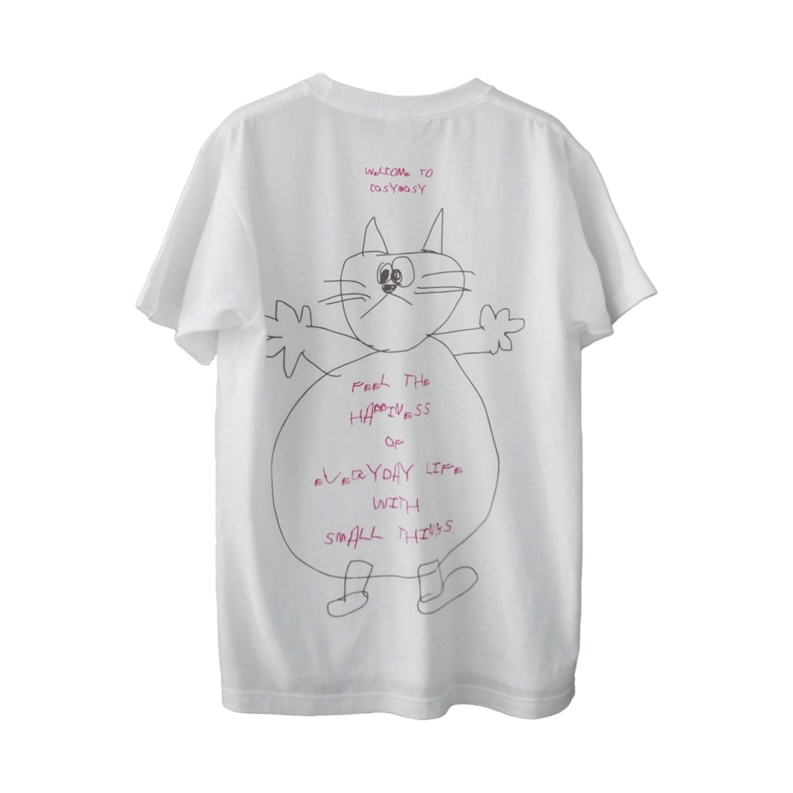 코지모지 펫 프렌즈 티셔츠 고양이(Cosymosy Pet Friends T-shirt Cat)