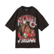 Jordan Flight Essentials Oversized T-Shirt Black Varsity Red - Asia