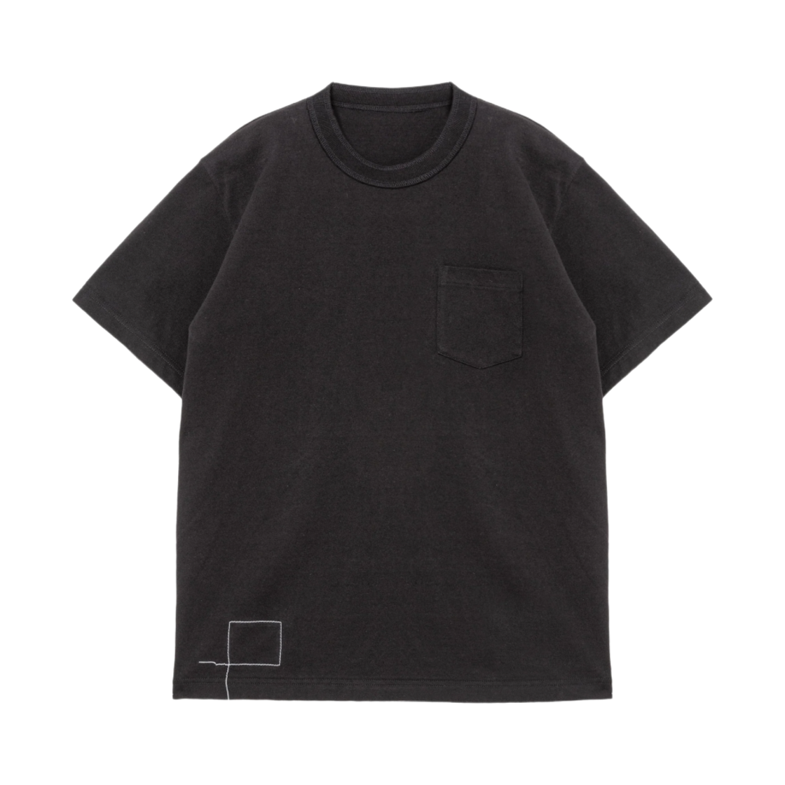 サカイ ナイロンツイルミックス Tシャツ ブラック 22-02934M 1 sacai