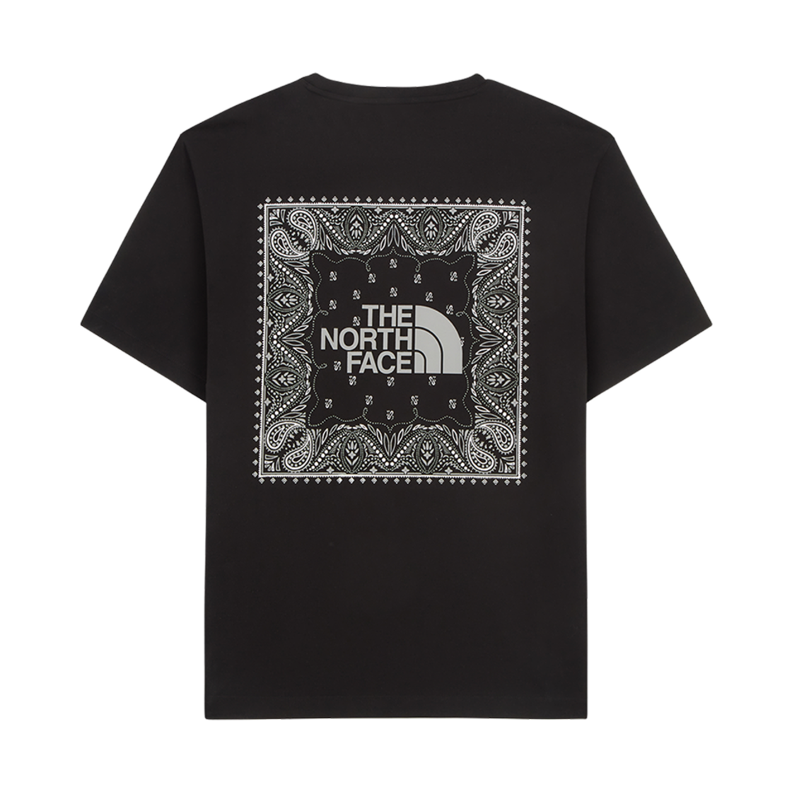 노스페이스 반다나 숏슬리브 라운드 티셔츠 블랙 - 25SS(The North Face Bandana S/S Round T-Shirt Black - 25SS) - 2
