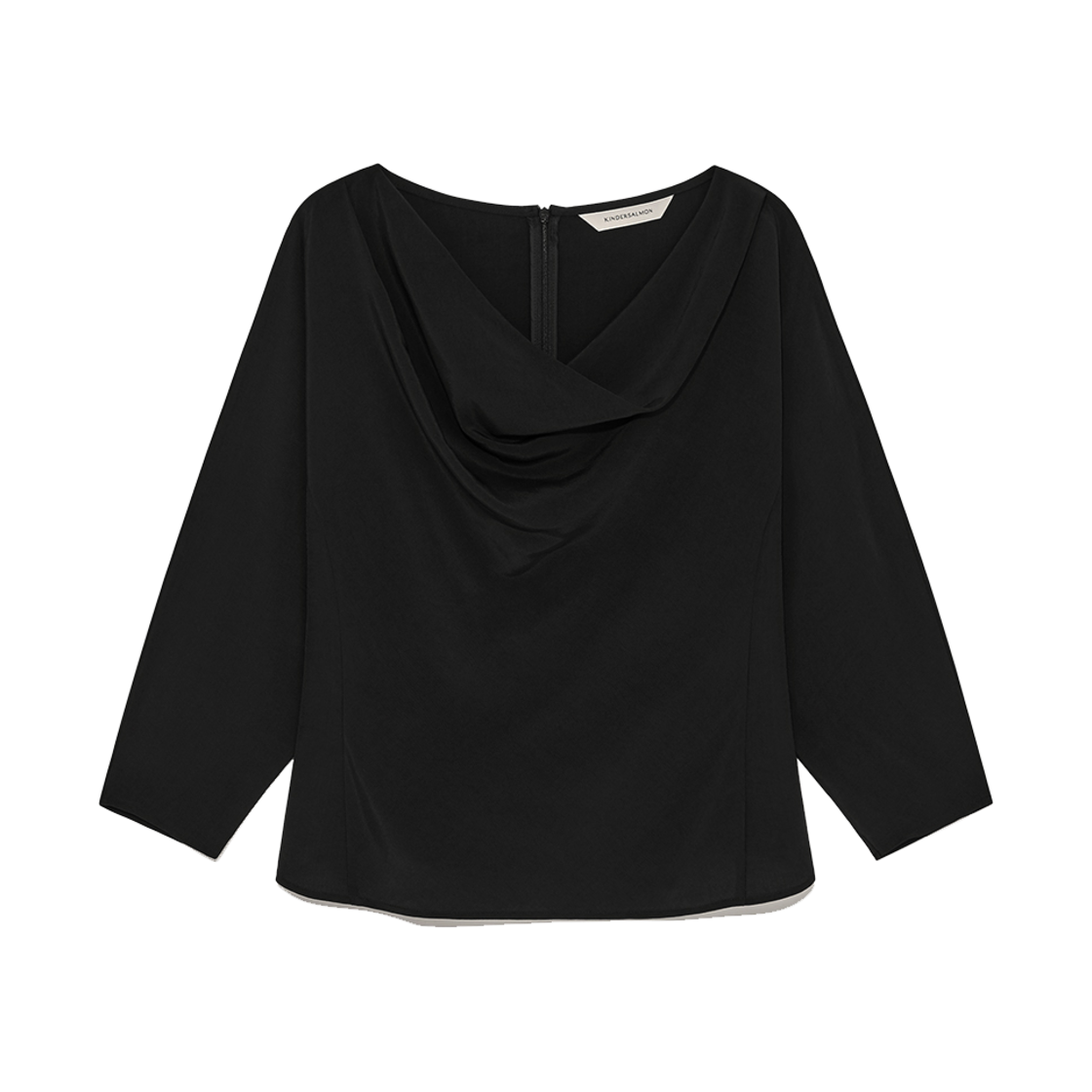 Edith Draped Top Black Edith Draped Top Black