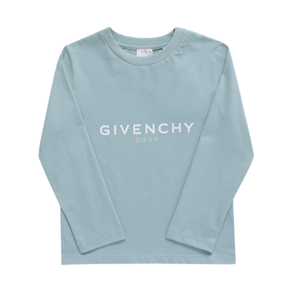 (키즈) 지방시 아키타입 로고 프린트 롱슬리브 티셔츠 그린((Kids) Givenchy Archetype Logo Print Long Sleeves T-Shirt Green) - 1