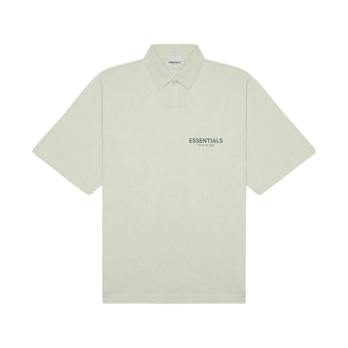 에센셜 숏슬리브 박시 폴로 알파파 세이지 - 20FW(Essentials Short Sleeve Boxy Polo Alfafa Sage - 20FW) - 1