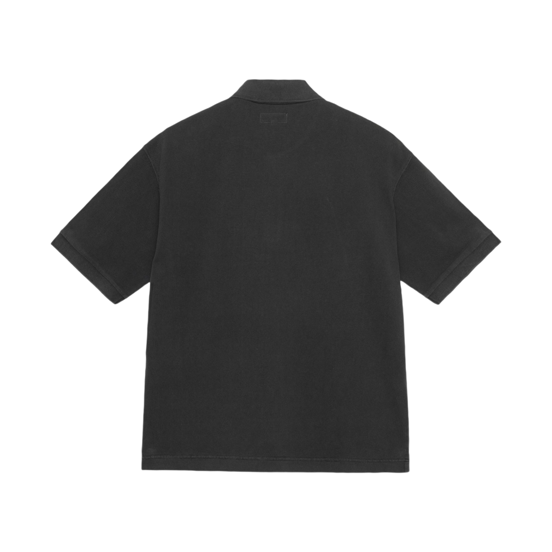 스투시 피그먼트 다이드 피케 폴로 블랙 | Stussy | KREAM