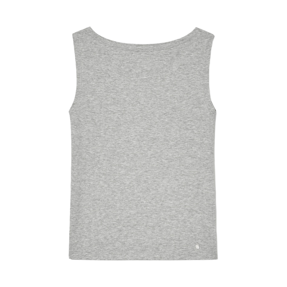 (W) 글로니 힐 슬릿 슬리브리스 탑 그레이((W) Glowny Hill Slit Sleeveless Top Gray) - 1
