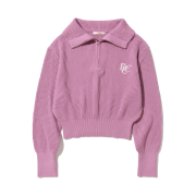 ROCCI ROCCI RCC Knit Half Zipup Pink