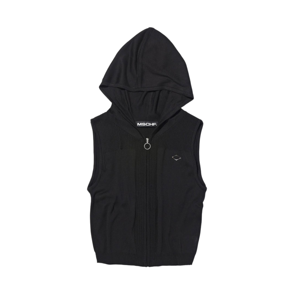 【MISCHIEF】 RHOMBUS KNIT HOODIE : BLACK c9acae3523a01a05b64670c51adcae