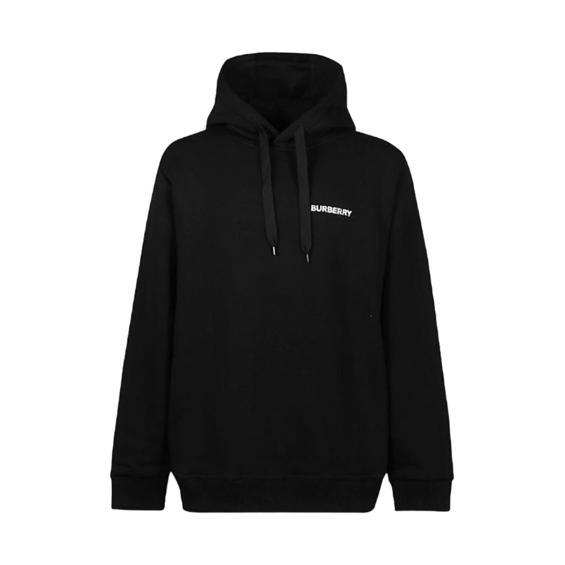 버버리 EKD 코튼 블렌드 후드 블랙(Burberry EKD Cotton Blend Hoodie Black) - 2