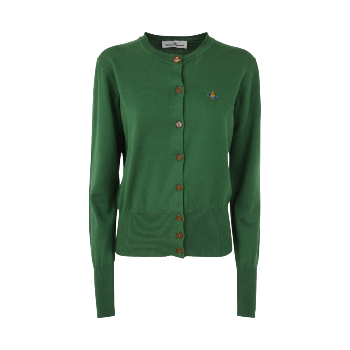 1803001Z-Y000T-M411 (W) Vivienne Westwood Bea Cardigan Forest Green