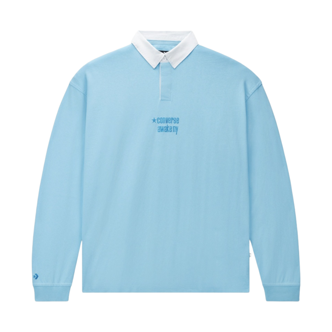 10026480-A02 Converse x Awake NY Rugby Shirt Baltic Sea