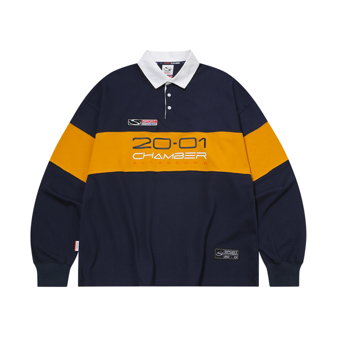 SCBES1LTU02CH Sport Chamber SC 2001 Rugby T-Shirt Navy - 대표 이미지 #1