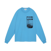 Cav Empt MD Sequence and Events Long Sleeve T-Shirt Blue - 24SS