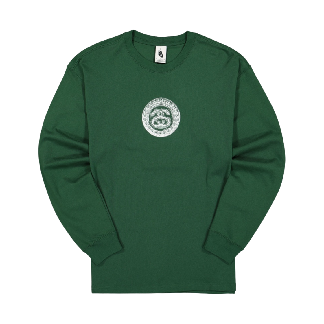 나이키 x 스투시 빅 스우시 롱슬리브 티셔츠 그린 - US/EU