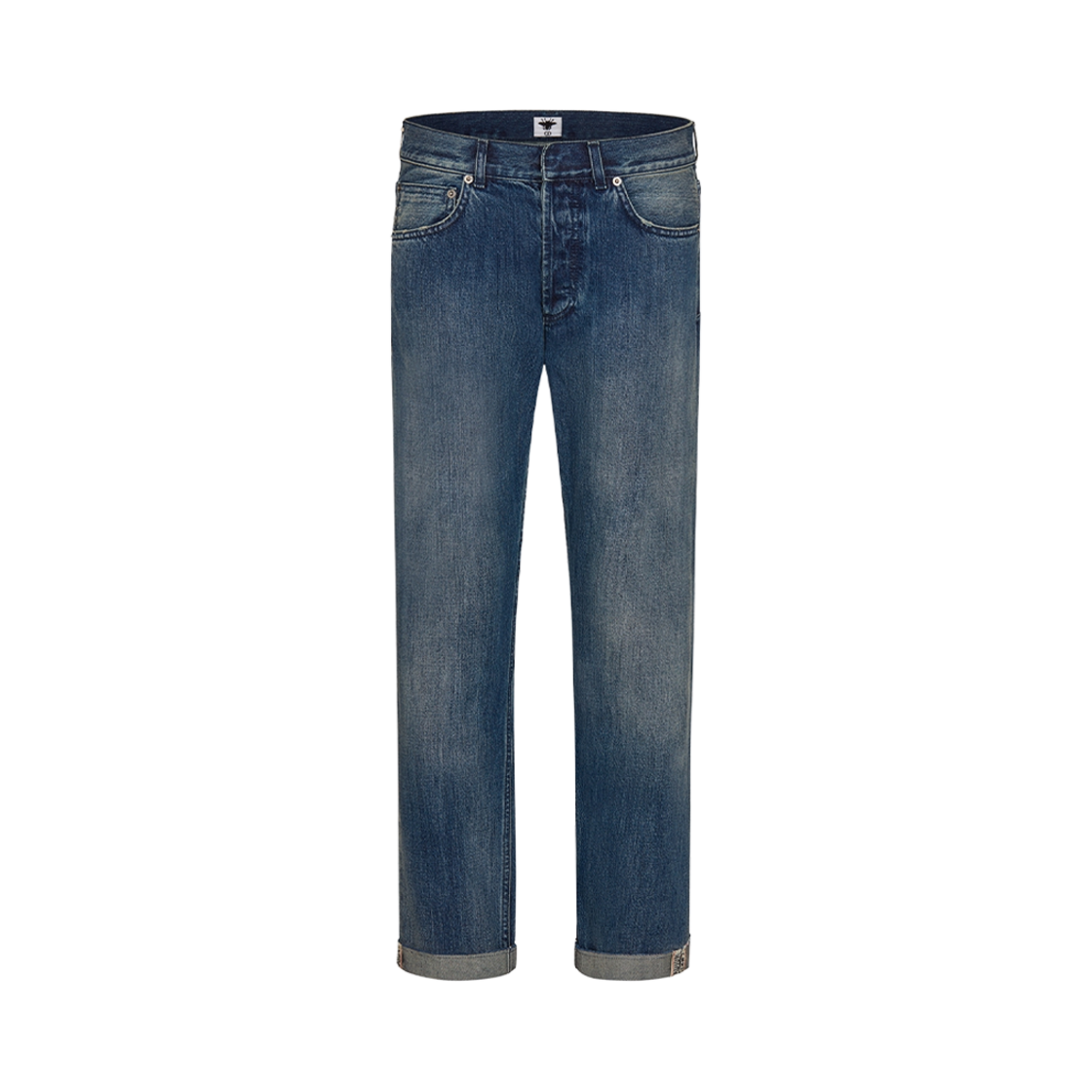 912P01A3319-X5740 (W) Dior Boyfriend Jeans Blue Denim