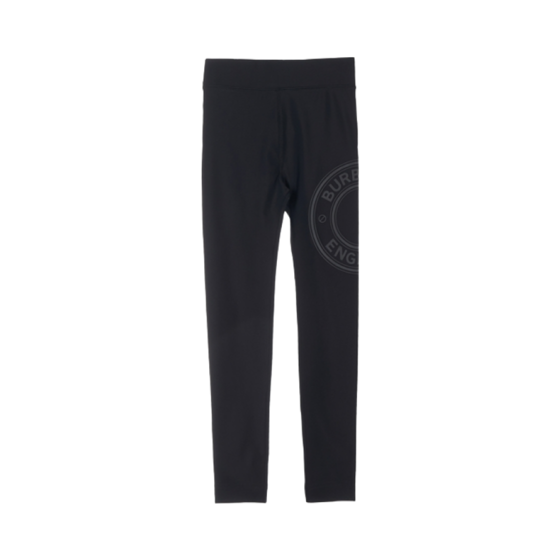 (키즈) 버버리 로고 그래픽 스트레치 저지 레깅스 블랙((Kids) Burberry Logo Graphic Stretch Jersey Leggings Black)