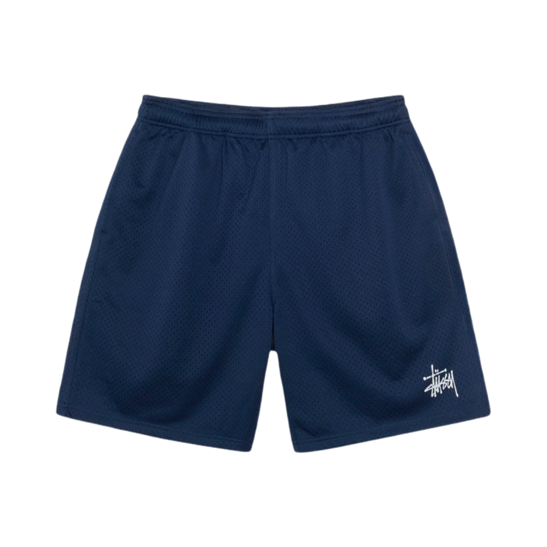 스투시 베이직 메쉬 쇼츠 블루