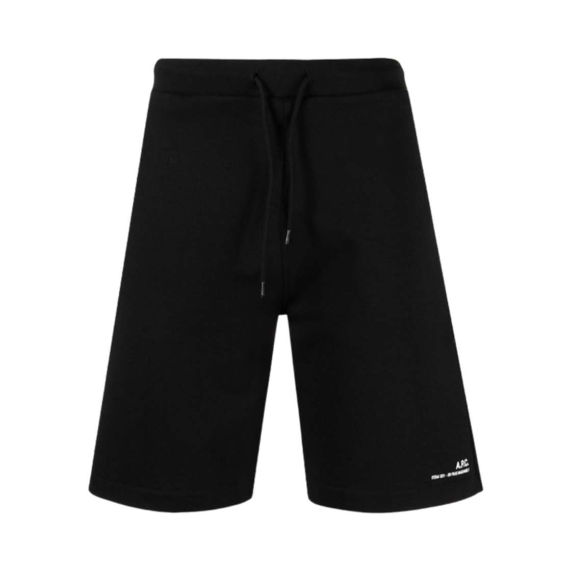 아페쎄 로고 버뮤다 팬츠 블랙(A.P.C. Logo Bermuda Pants Black)