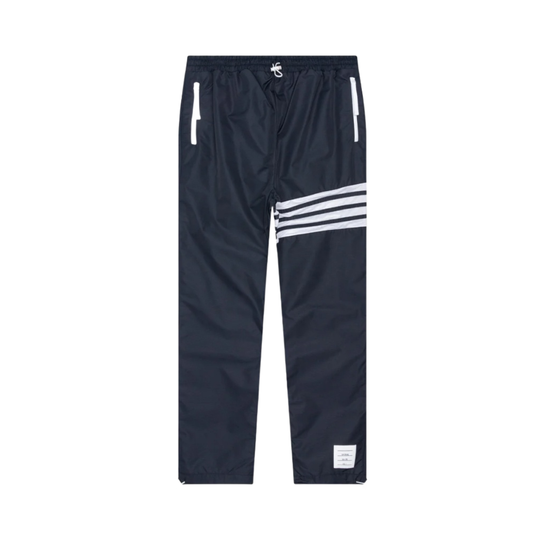 MJQ129A-07863-415 Thom Browne Ripstop Mesh 4-Bar Track Pants Navy