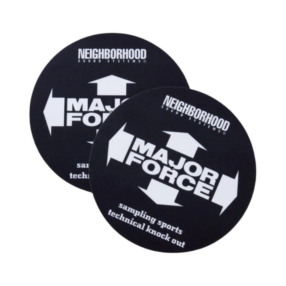 23242MFN-AC01S Neighborhood x Major Force Slip Mat Set Black