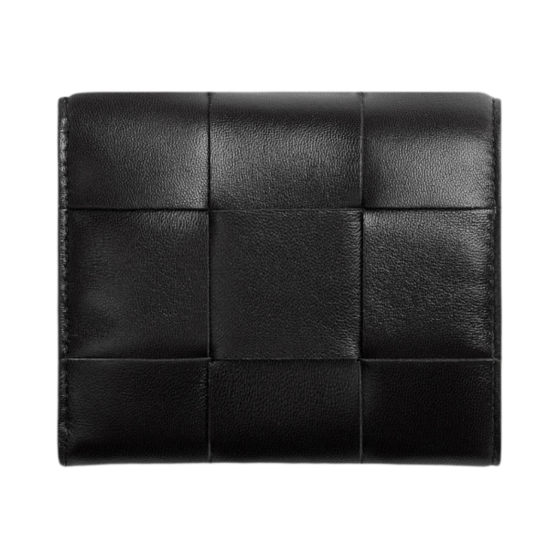 보테가 베네타 트라이폴드 지퍼 지갑 블랙(Bottega Veneta Tri-Fold Zip Wallet Black) - 4