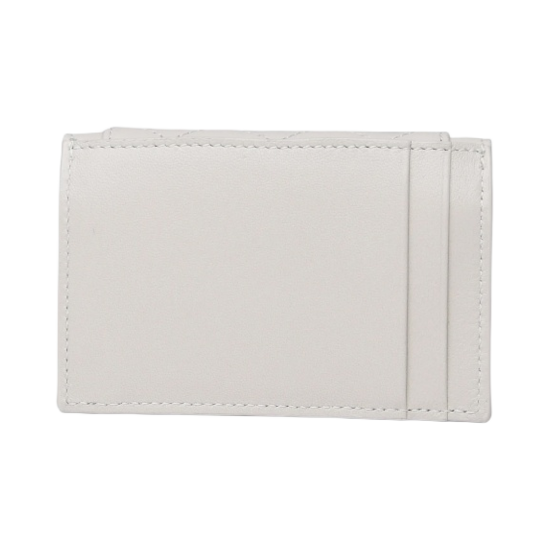 생로랑 퀼티드 램스킨 가비 플랩 카드 케이스 블랑 빈티지(Saint Laurent Gaby Flap Card Case in Quilted Lambskin Blanc Vintage) - 3