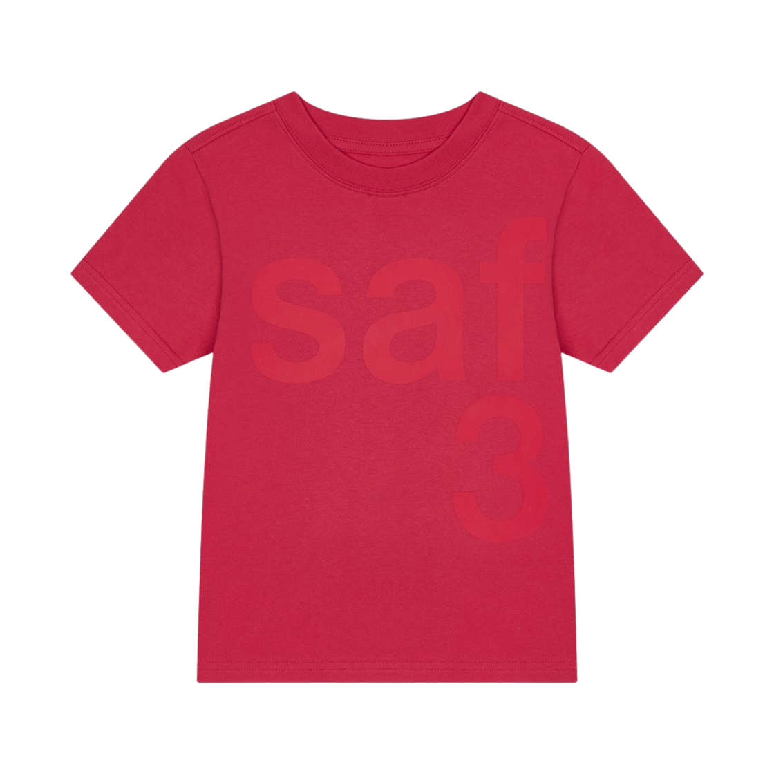 사파리스팟 우먼 1/2 베이직 사파리 티셔츠 레드