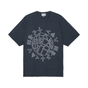 Cav Empt Overdye Circle T-Shirt Navy - 23SS